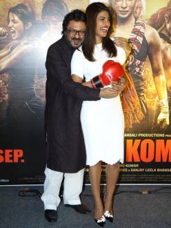 Sanjay Leela Bhansali and actor Priyanka Chopra