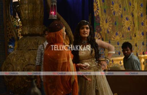 On the sets of &TV's Razia Sultan