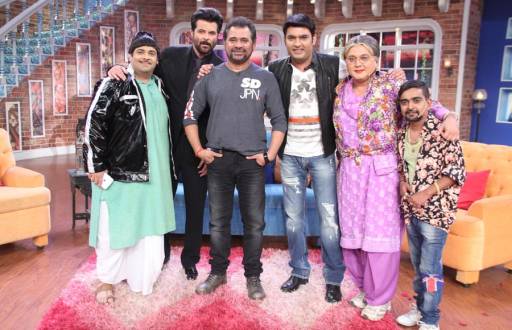 Welcome Back cast on Comedy Nights With Kapil