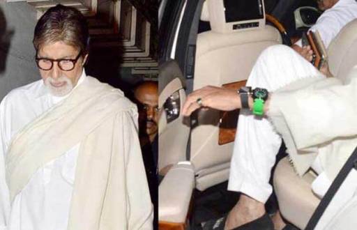 Amitabh Bachchan wears 2 watches to keep track of different timezones.