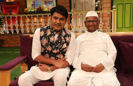 Kapil Sharma and Anna Hazare