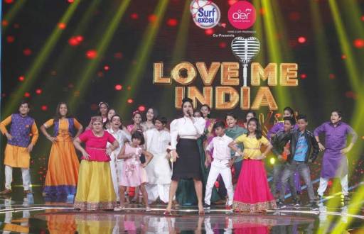 On sets of &TV's Love Me India
