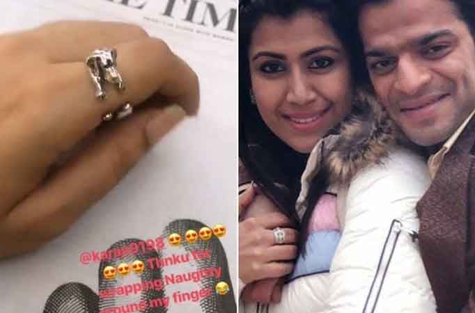 Check out Karan Patel�s special gift for wife Ankita Bhargava