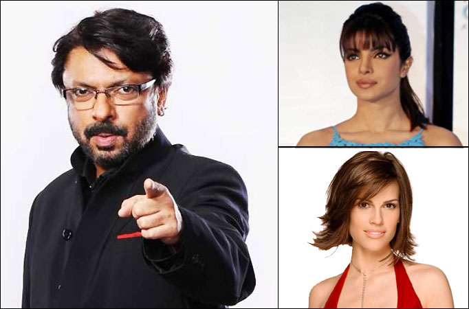 Sanjay Leela Bhansali, Priyanka Chopra, Hillary Swank Sanjay Leela Bhansali, Priyanka Chopra, Hillary Swank