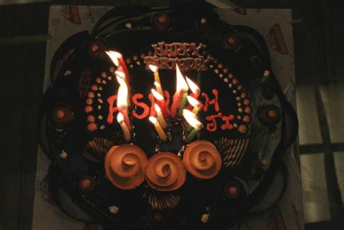 Ashiesh Roy's birthday cake