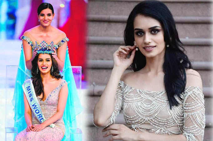 Miss World Manushi Chillar slays the red carpet look