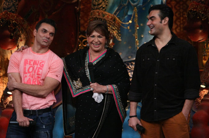 Khan family on Sony TV’s Comedy Circus Ke Mahabali