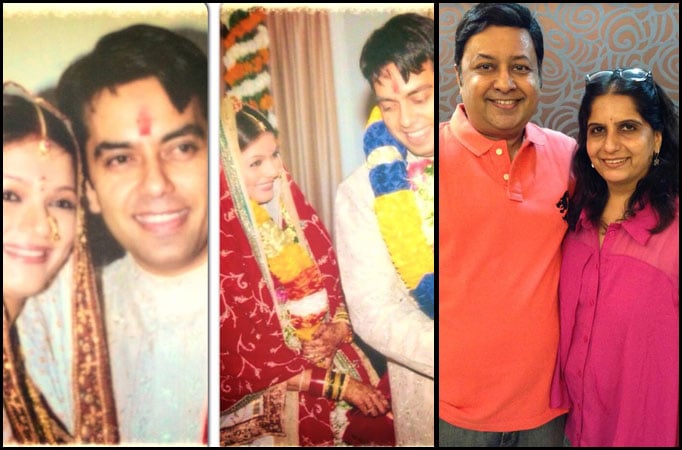 Happy wedding anniversary to Nitin-Nimisha & Prachee-Vishwaas