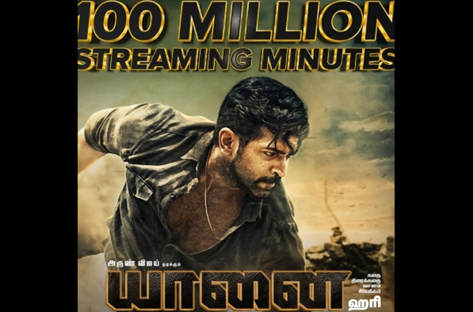 Arun Vijay-starrer 'Yaanai' garners 100 mn streaming minutes on OTT