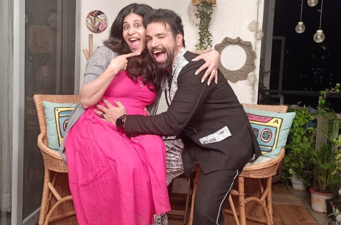 Rithvik Dhanjani and Kishwer Merchant