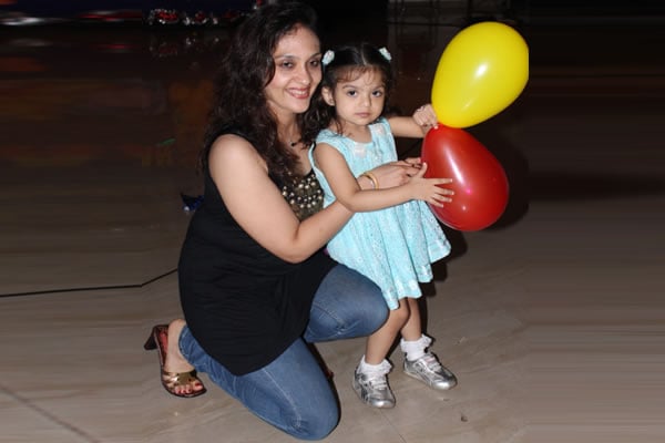 Pooja Madan with daughter