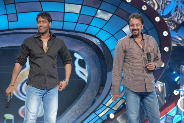 Ajay Devgan and Sanju Baba