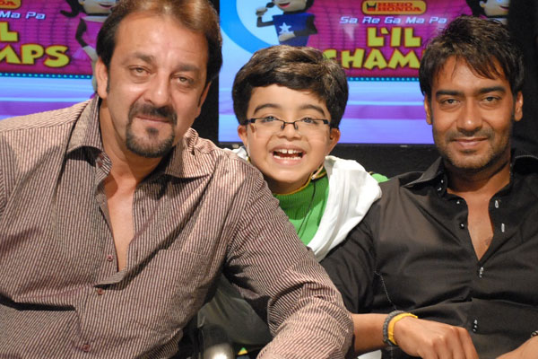 Sanjay Dutt ,Dhairya and Ajay Devgan