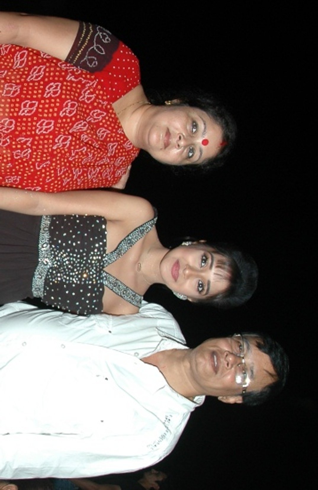 Tina Dutta with her parents