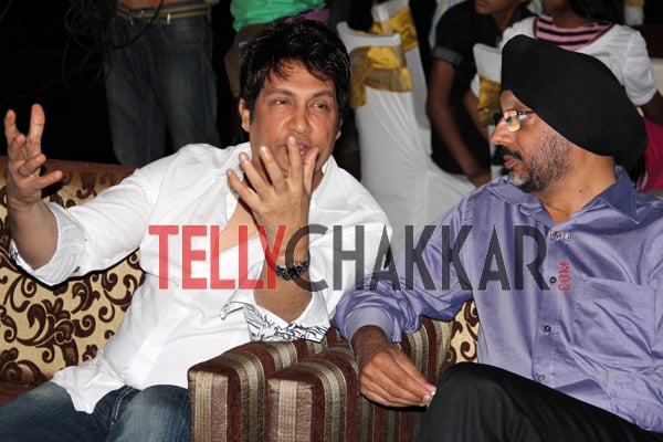 Shekhar Suman with N P Singh