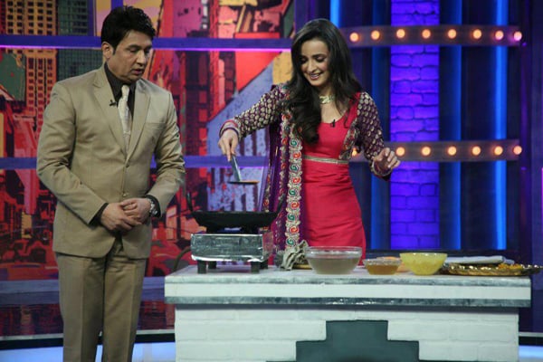 Sanaya Irani and Shekhar suman