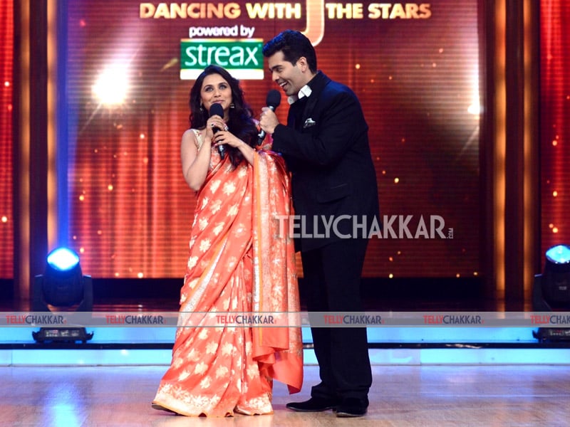 Karan Johar with Rani Mukherjee 