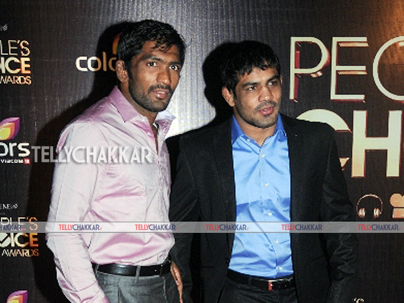 Yogeshwar Dutt and Sushil Kumar