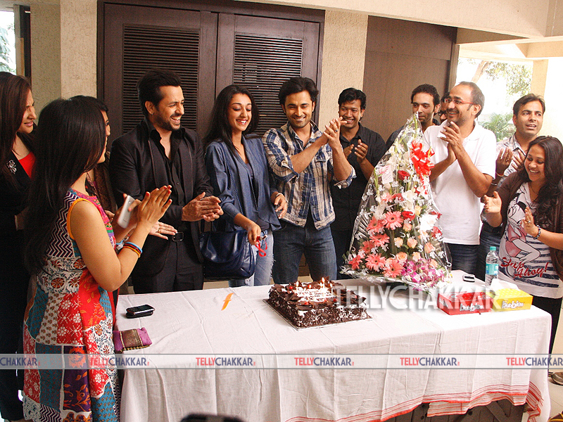 The cast and crew of Sahara One's Jhilmil Sitaaron Ka Aangan Hoga