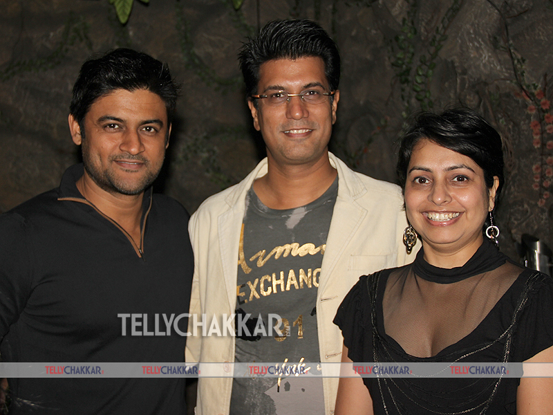 Manav Gohil with Sudhir and Seema Sharma