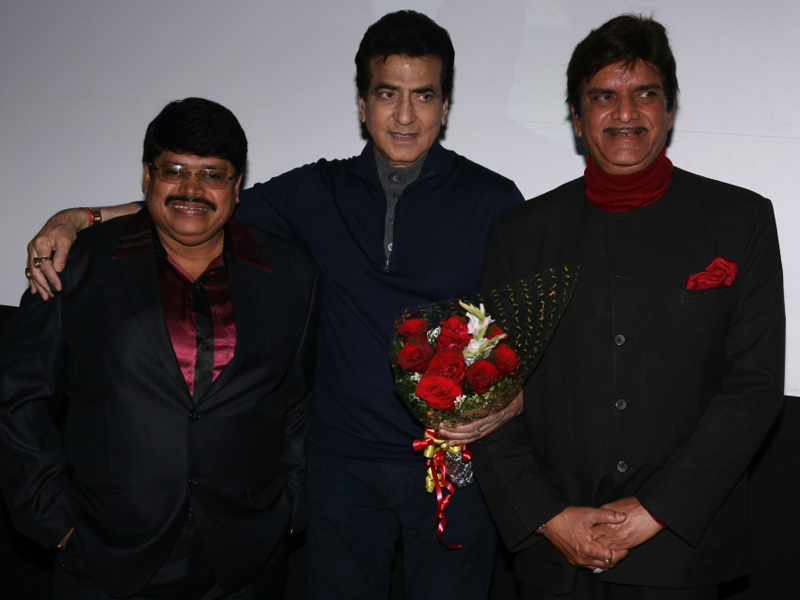Music composer Ashok Bhadra, Jeetendra and Kunal Singh