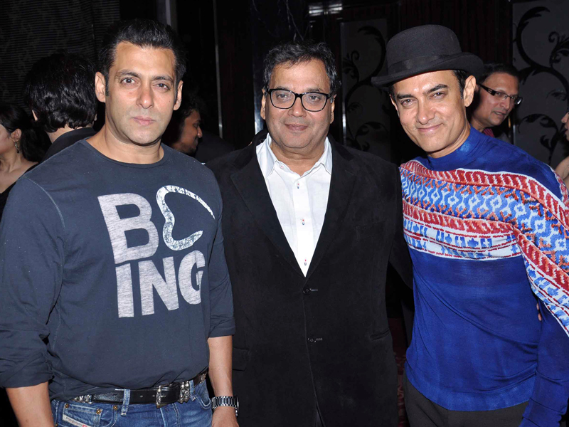 Salman Khan, Subhash Ghai and Aamir Khan