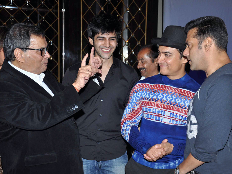 Salman Khan, Aamir Khan and Subhash Ghai