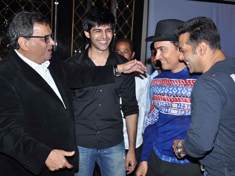 Salman Khan, Aamir Khan and Subhash Ghai