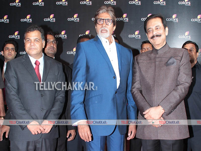 Raj Nayak, Amitabh Bacchan and Subrata Roy