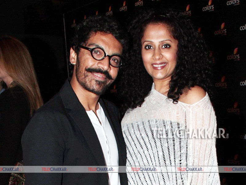 Vrajesh Hirjee with Rohini 