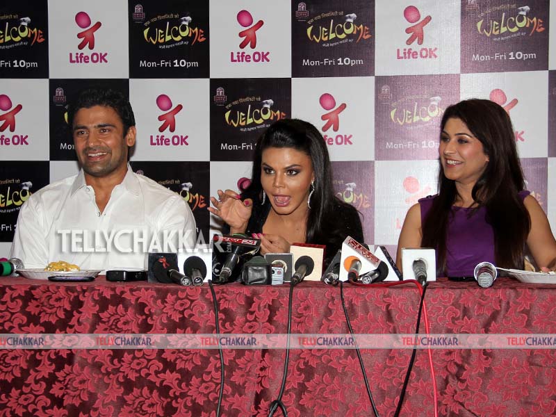 Sangram Singh, Rakhi Sawant and Aanchal Sabharwal