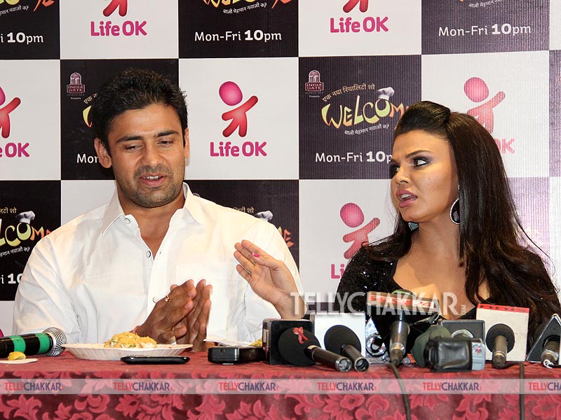 Sangram Singh and Rakhi Sawant 