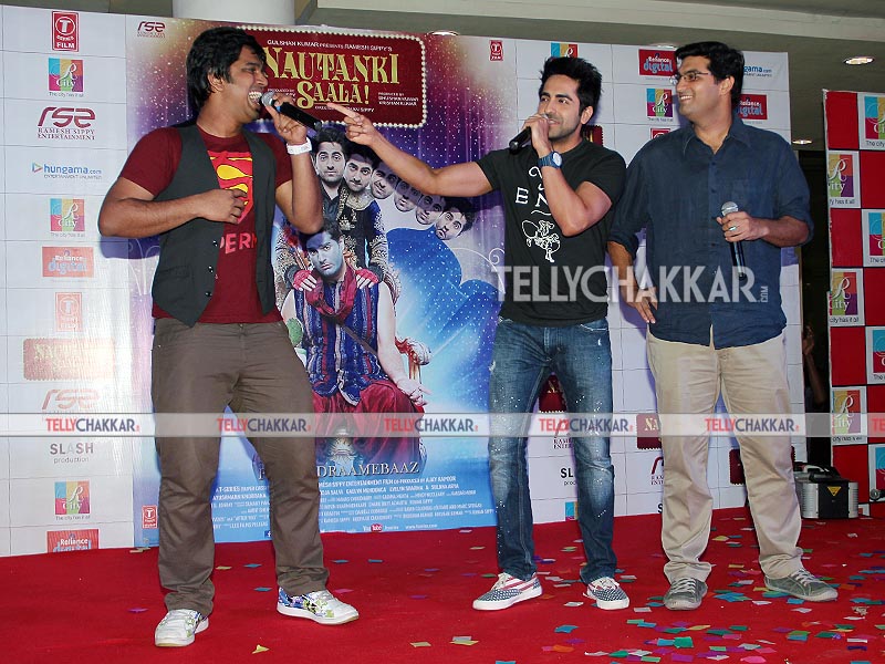 Ayushmann Khurrana with Kunal Roy Kapur