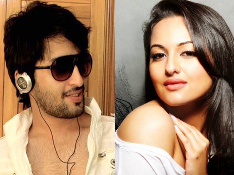 Shaheer Sheikh with Sonakshi Sinha