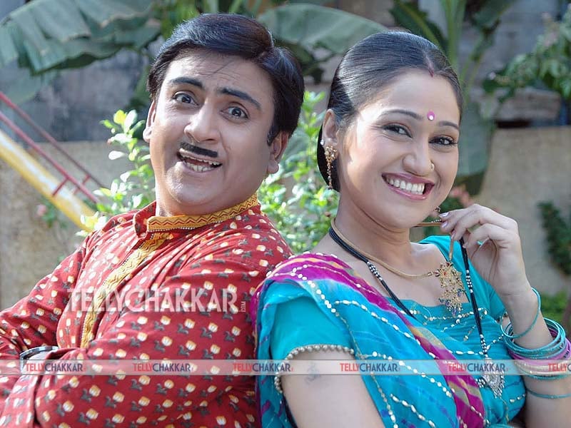 Daya and Jethalal in Taarak Mehta