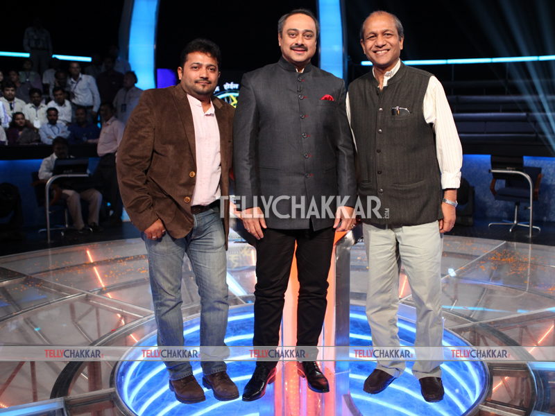 Amit Phalke (Non Fiction Head, ETV Marathi), Sachin Khedekar and Siddharth Basu 