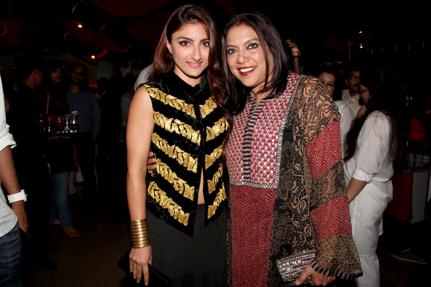 Mira Nair with Soha Ali Khan