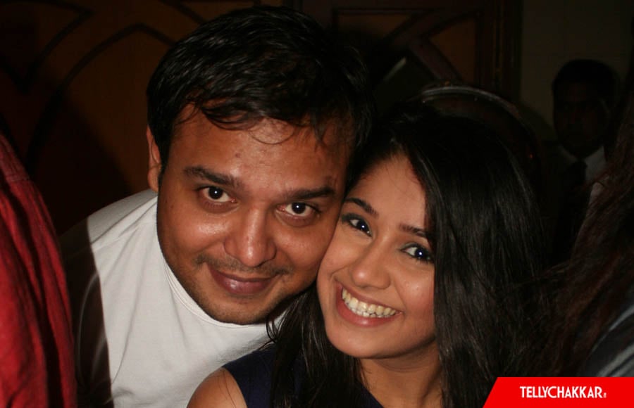 Siddharth Kumar Tewary with Chandni Bhagwanani