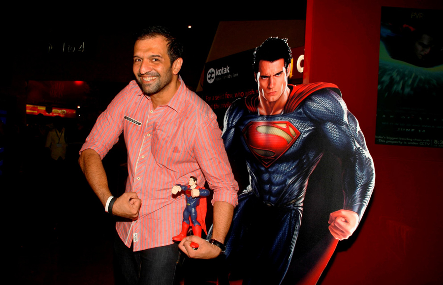 Atul Kasbekar at the Premier of Man of Steel