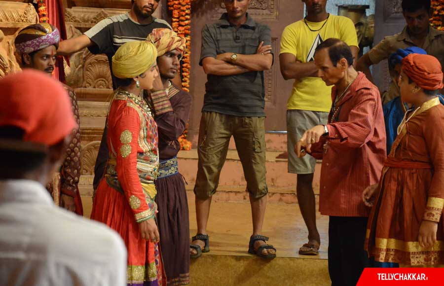 On the sets of Sony TV's Maharana Pratap