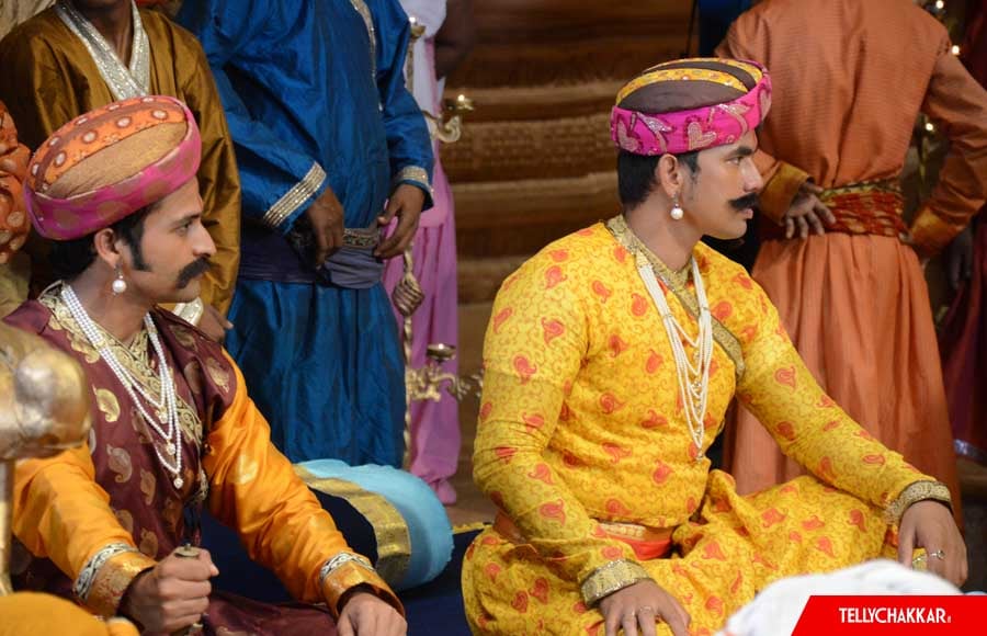 On the sets of Sony TV's Maharana Pratap