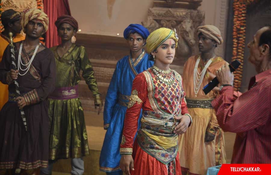 On the sets of Sony TV's Maharana Pratap