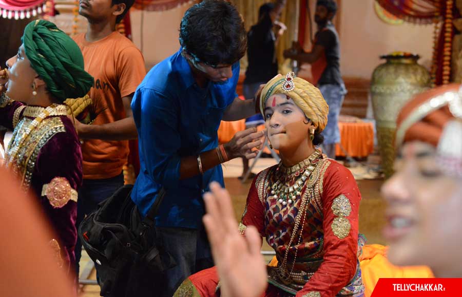 On the sets of Sony TV's Maharana Pratap