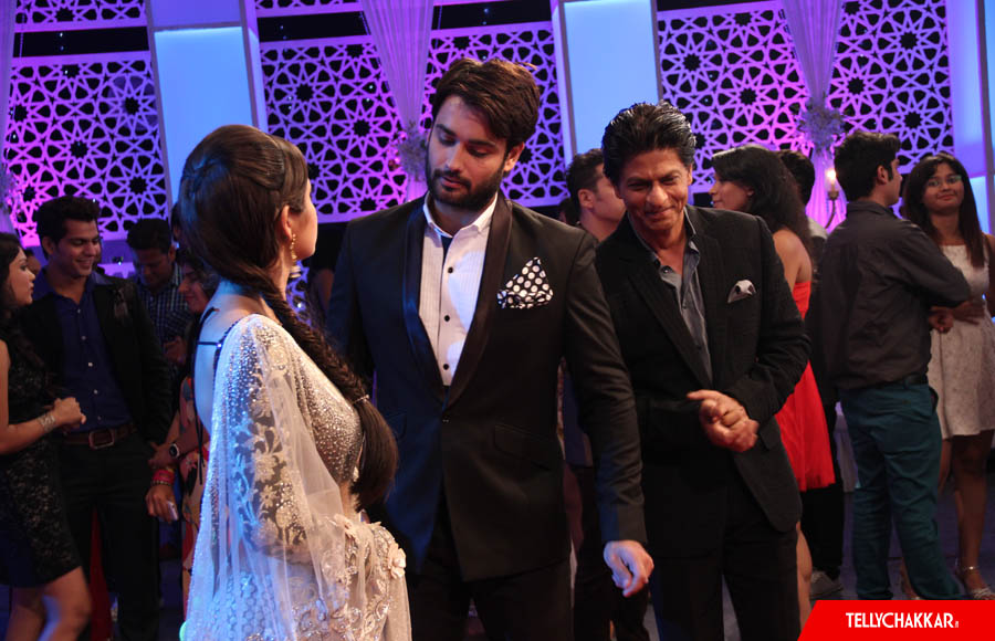 Shah Rukh Khan ,Vivian Dsena and Drashti Dhami