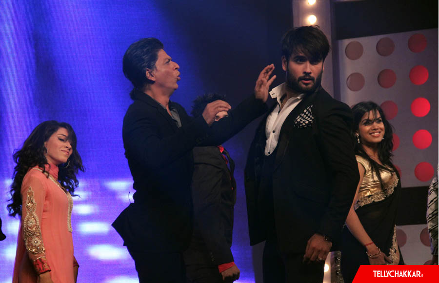 Shah Rukh Khan and Vivian Dsena 