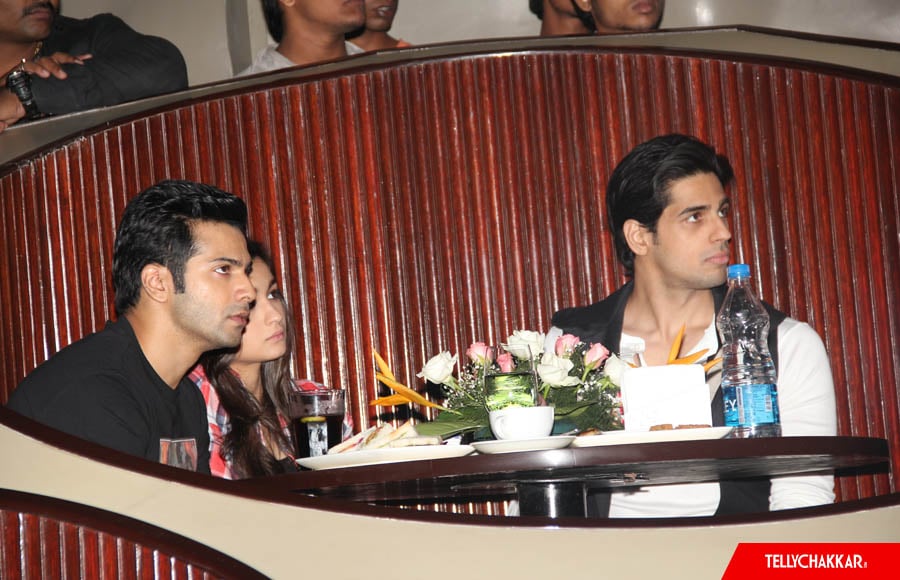 Varun Dhawan,Alia Bhatt  and  Siddharth Malhotra 