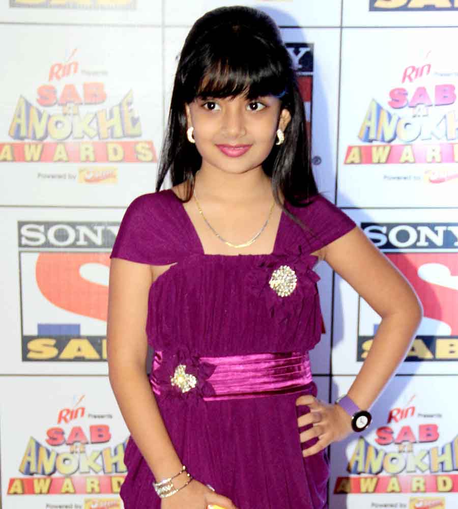 Drisha Kalyani on the red carpet at SAB Ke Anokhe Awards