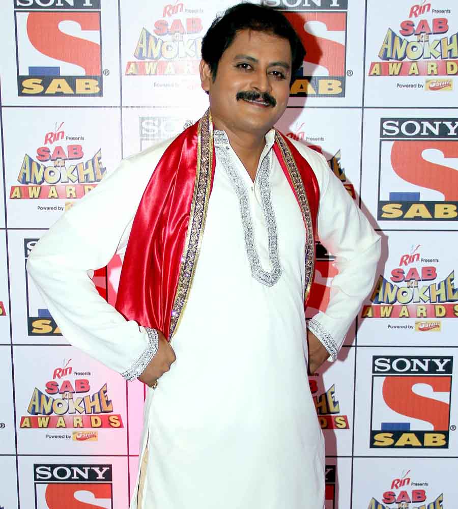 Rohitashv Gaur on the red carpet at SAB Ke Anokhe Awards