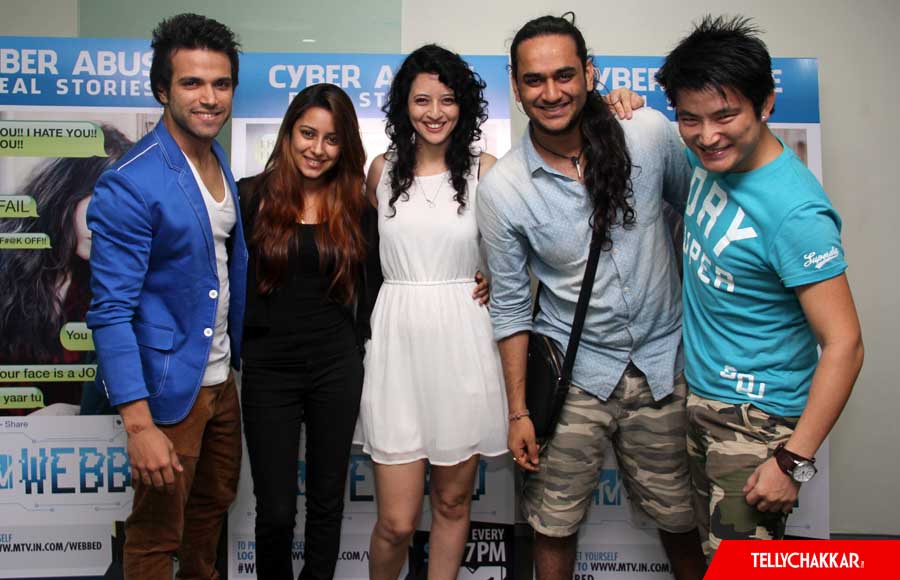 Rithvik Dhanjani, Pratyusha Banerjee, Priya Wal, Vikas Gupta and Meiyang Chan