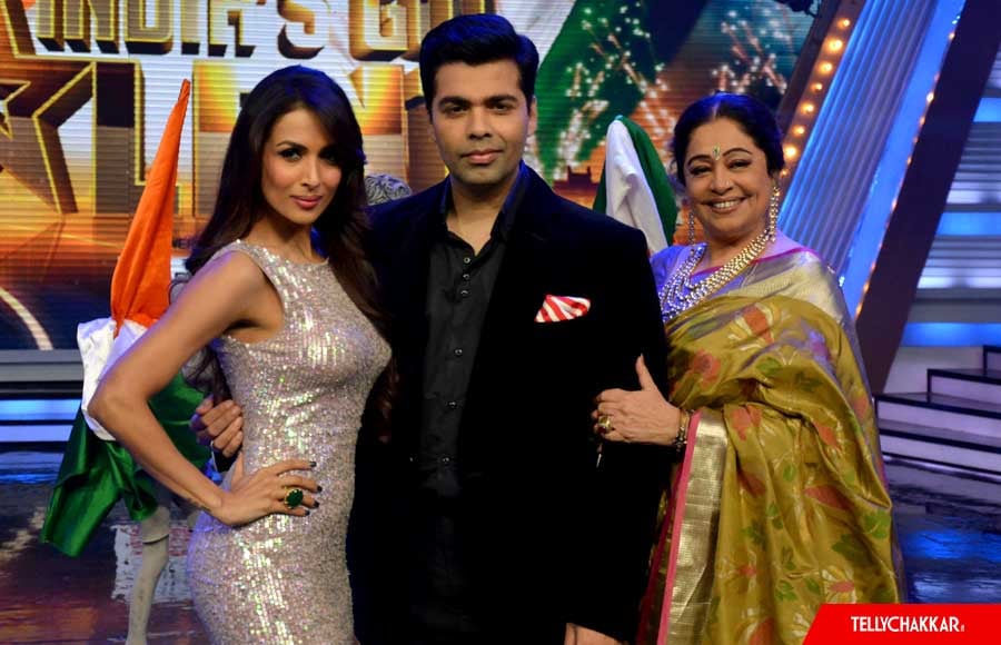 Malaika Arora Khan, Karan Johar and Kirron Kher